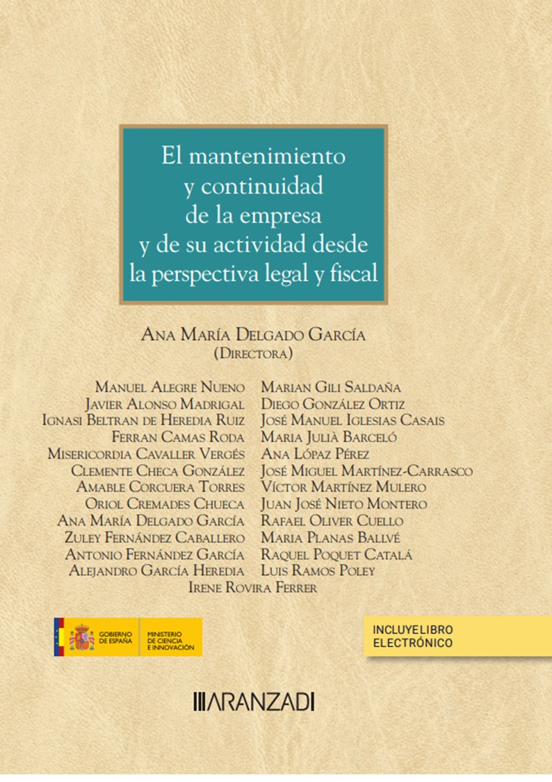 El mantenimiento y continuidad de la empresa y de su actividad desde la perspectiva legal y fiscal (Papel + e-book)