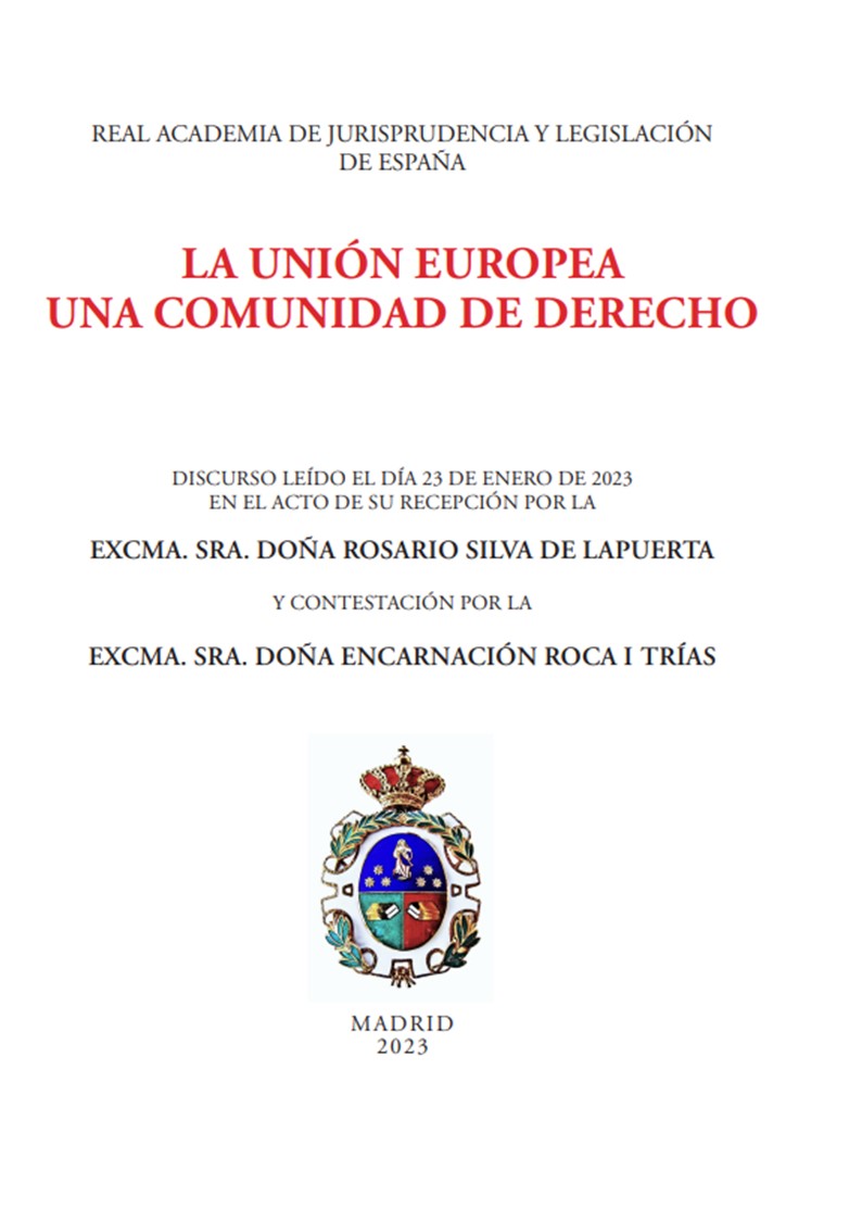 La Unión Europea una comunidad de Derecho