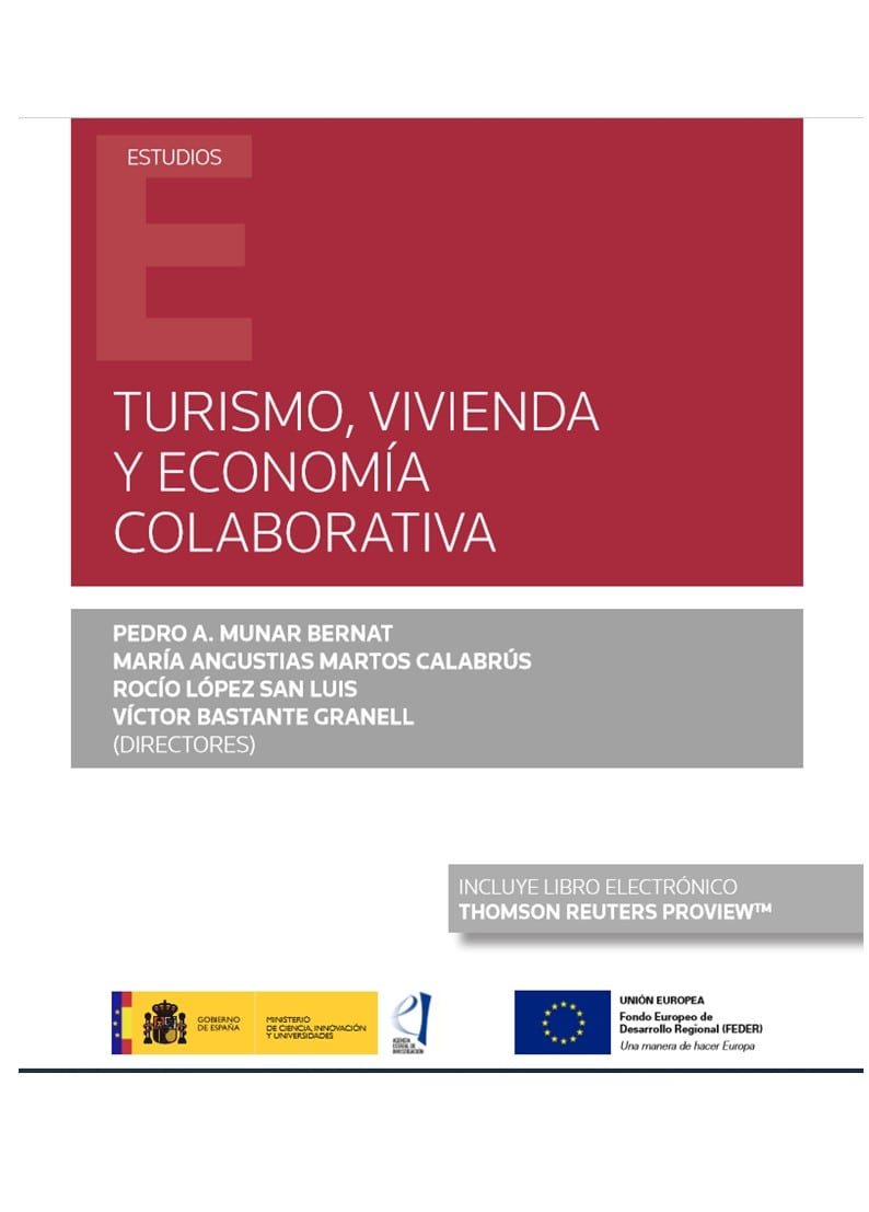 Turismo, vivienda y economía colaborativa (Papel + e-book)