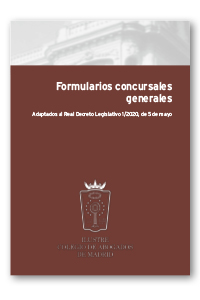 Formularios concursales generales