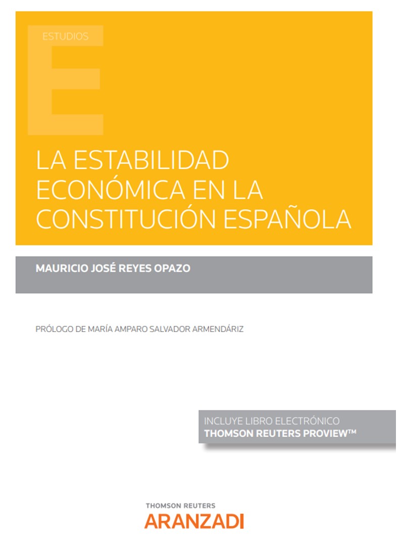 La estabilidad económica en la Constitución Española (Papel + e-book)