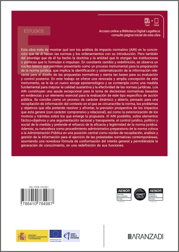 Análisis de impacto normativo y administración pública: generar conocimiento para la calidad y efectividad del derecho