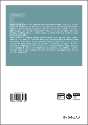 El régimen jurídico y fiscal de las entidades sin fines lucrativos y de las empresas sociales
