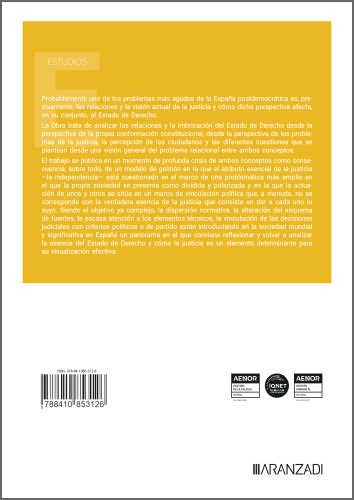 Justicia y Estado de Derecho