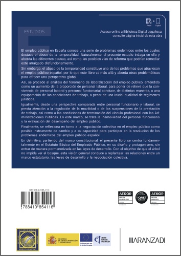 Empleo público: una lectura laboral a partir de la Constitución Española