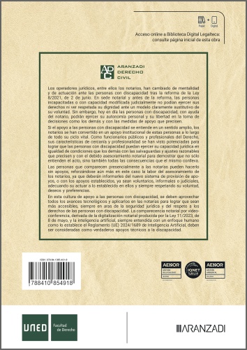 El apoyo institucional del Notario a las personas con discapacidad