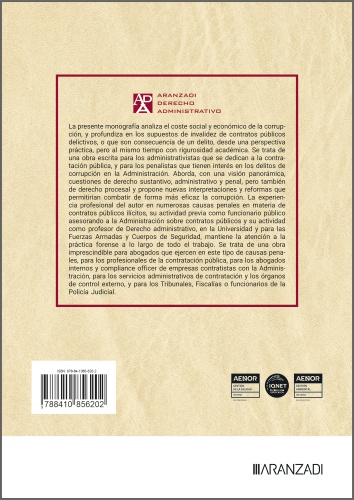 La nulidad de los contratos del sector público por causa penal
