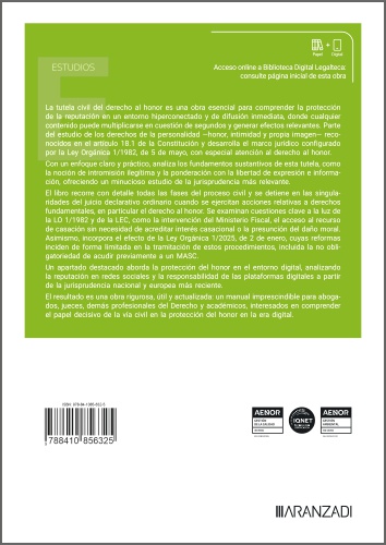 La tutela civil del derecho al honor