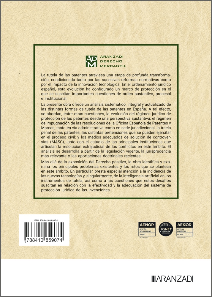 La tutela de las patentes en España