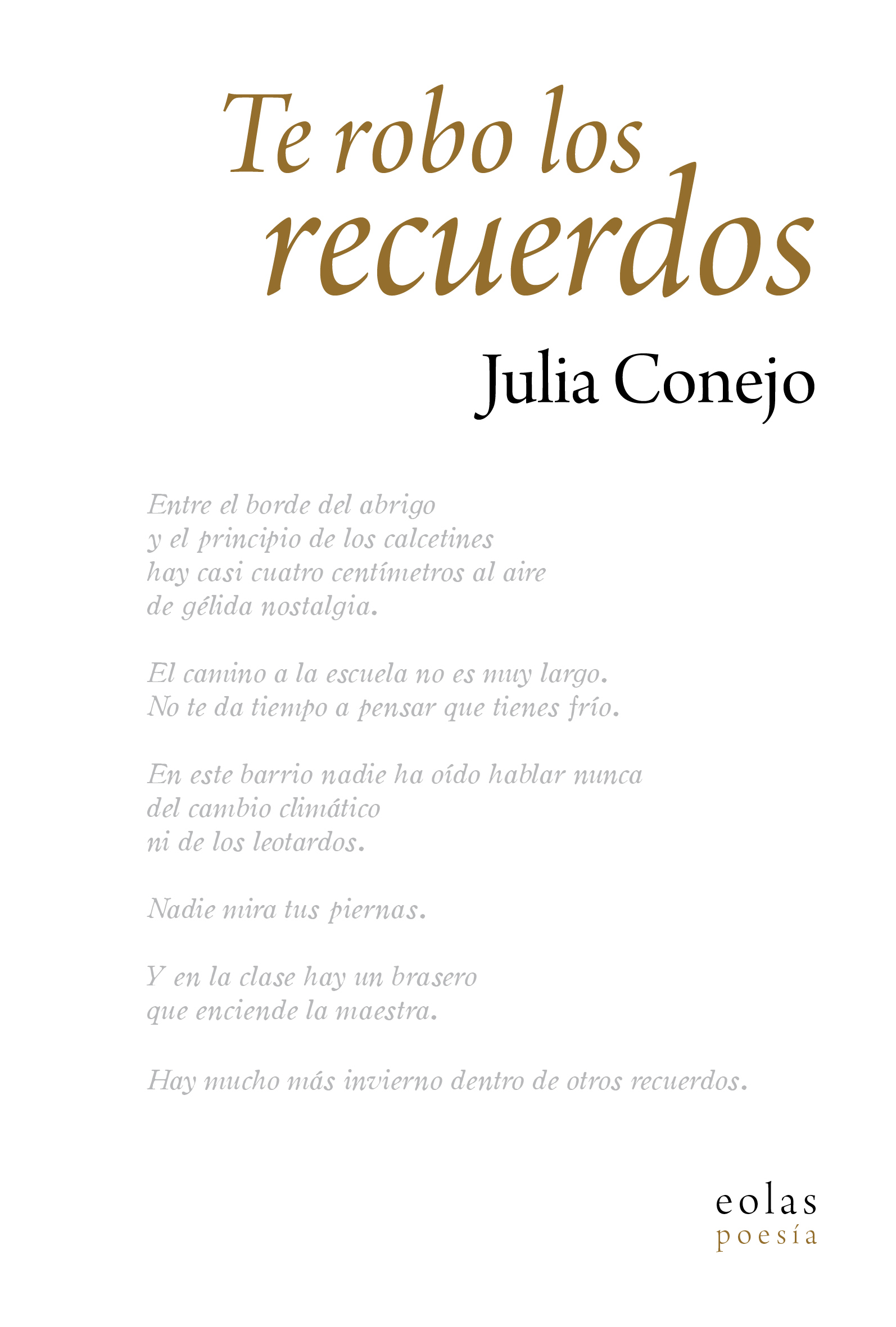 TE ROBO LOS RECUERDOS