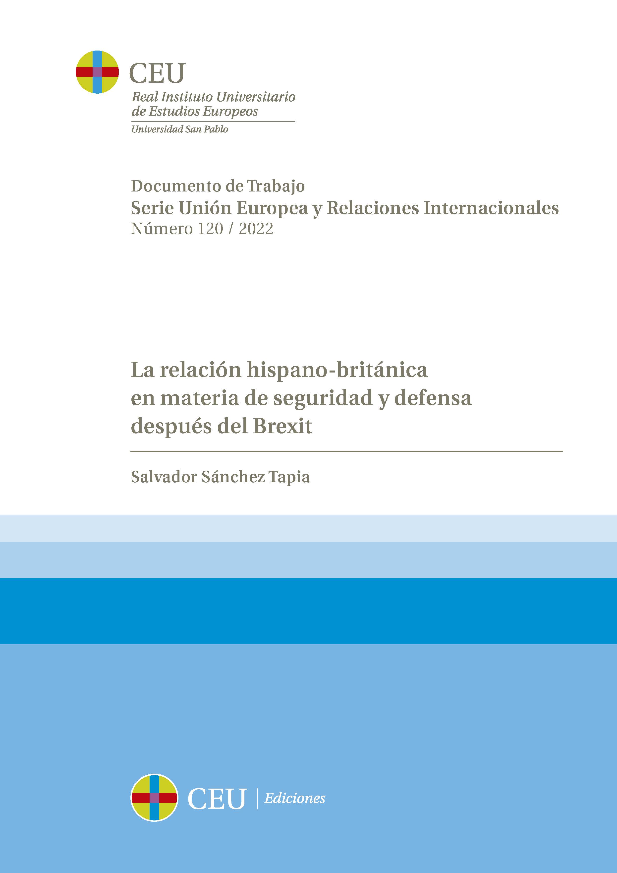 La relación hispano-británica en materia de seguridad y defensa después del Brexit