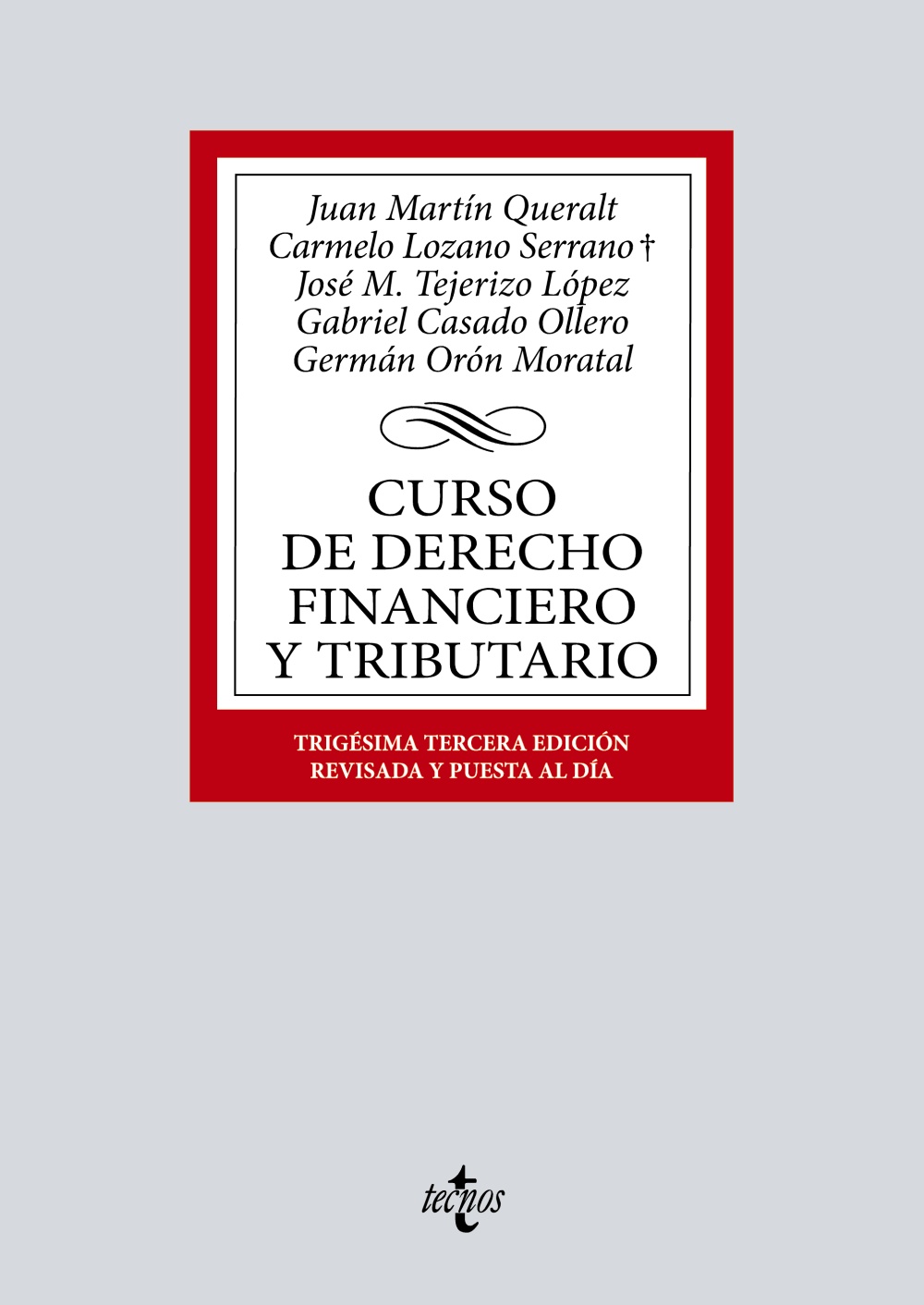 Curso de Derecho Financiero y Tributario
