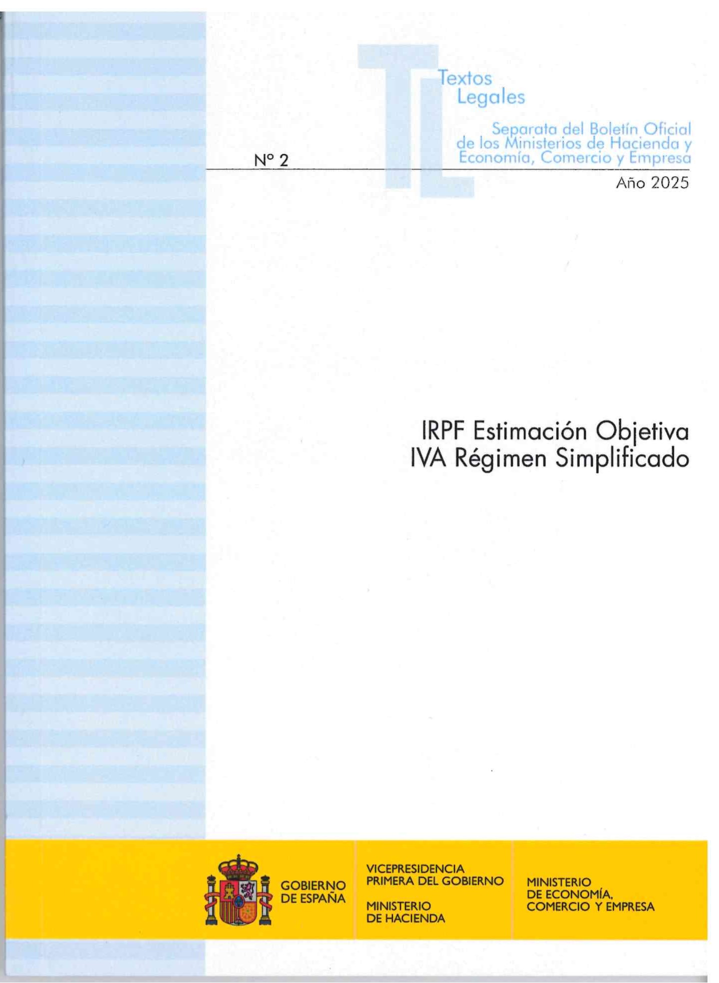 IRPF estimación objetiva IVA régimen simplificado 2025