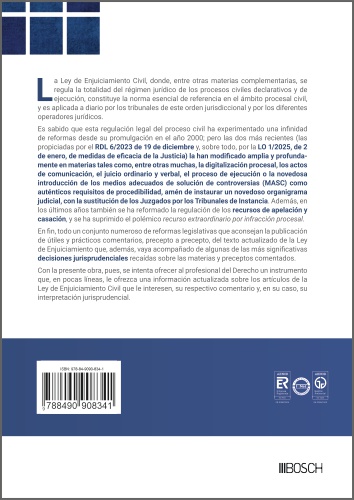 Ley de Enjuiciamiento Civil Comentada y con Jurisprudencia