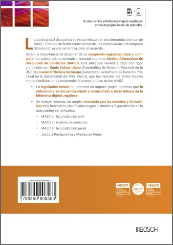 Normativa MASC y formularios esenciales