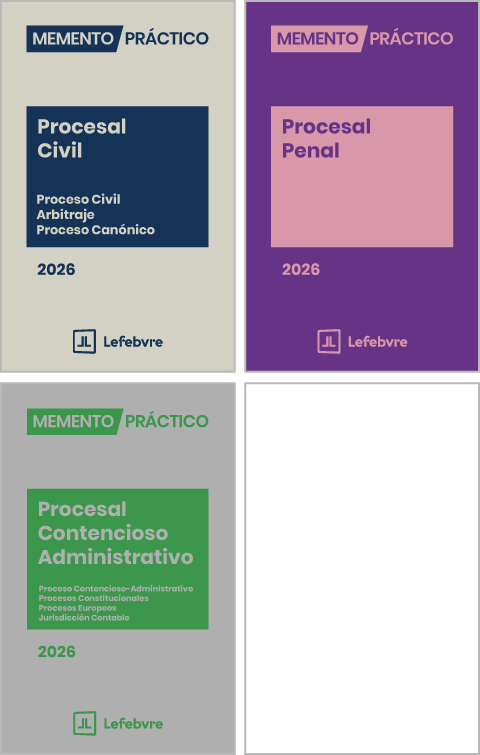 Pack Memento Procesal Civil 2026 + Memento Procesal Penal 2026 + Memento Procesal Contencioso Administrativo 2026