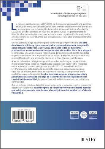 El juicio verbal en el proceso civil