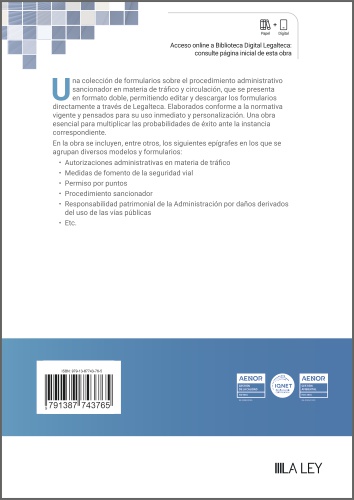 Formularios del Procedimiento Administrativo Sancionador: Tráfico y Circulación