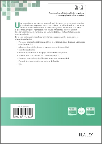 Formularios Civiles: Capacidad, Filiación y Familia
