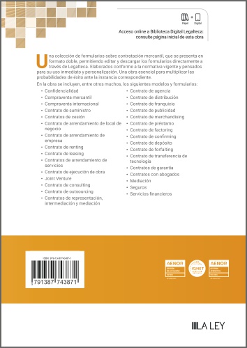 Formularios Mercantiles: Contratación