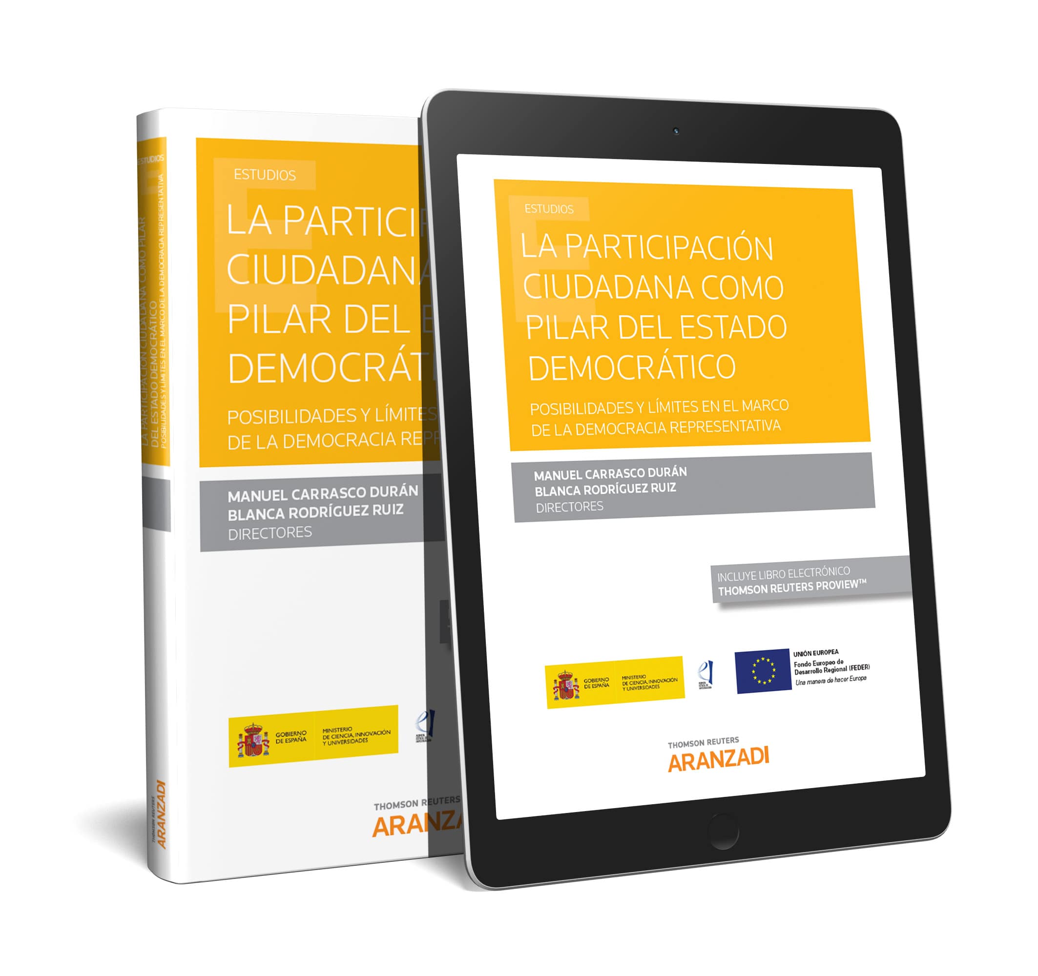 La participación ciudadana como pilar del Estado democrático. (Papel + e-book)