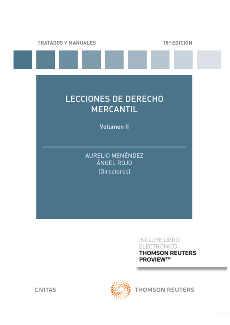 Lecciones de Derecho Mercantil Volumen II (Papel + e-book)