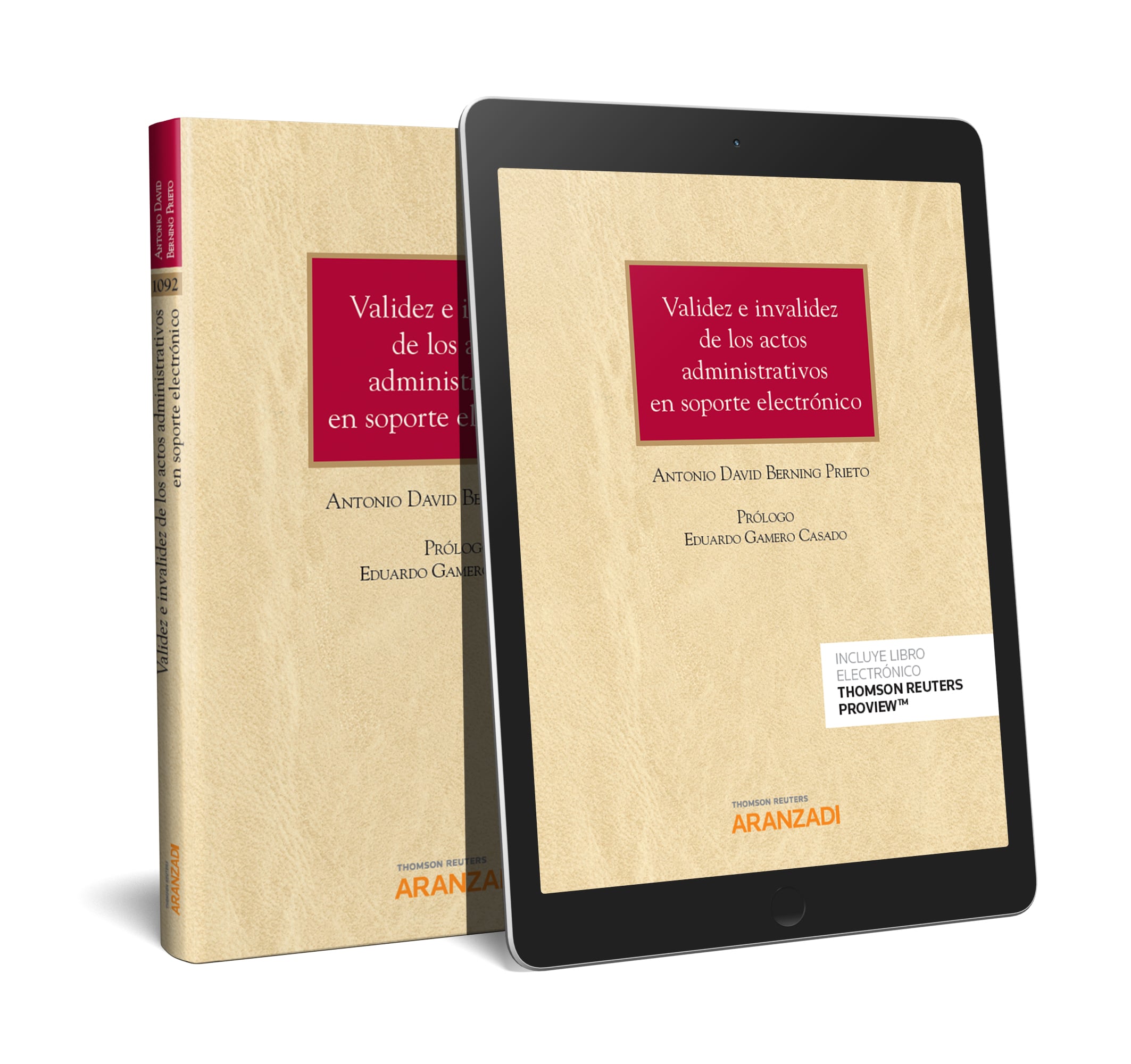 Validez e invalidez de los actos administrativos en soporte electrónico (Papel + e-book)