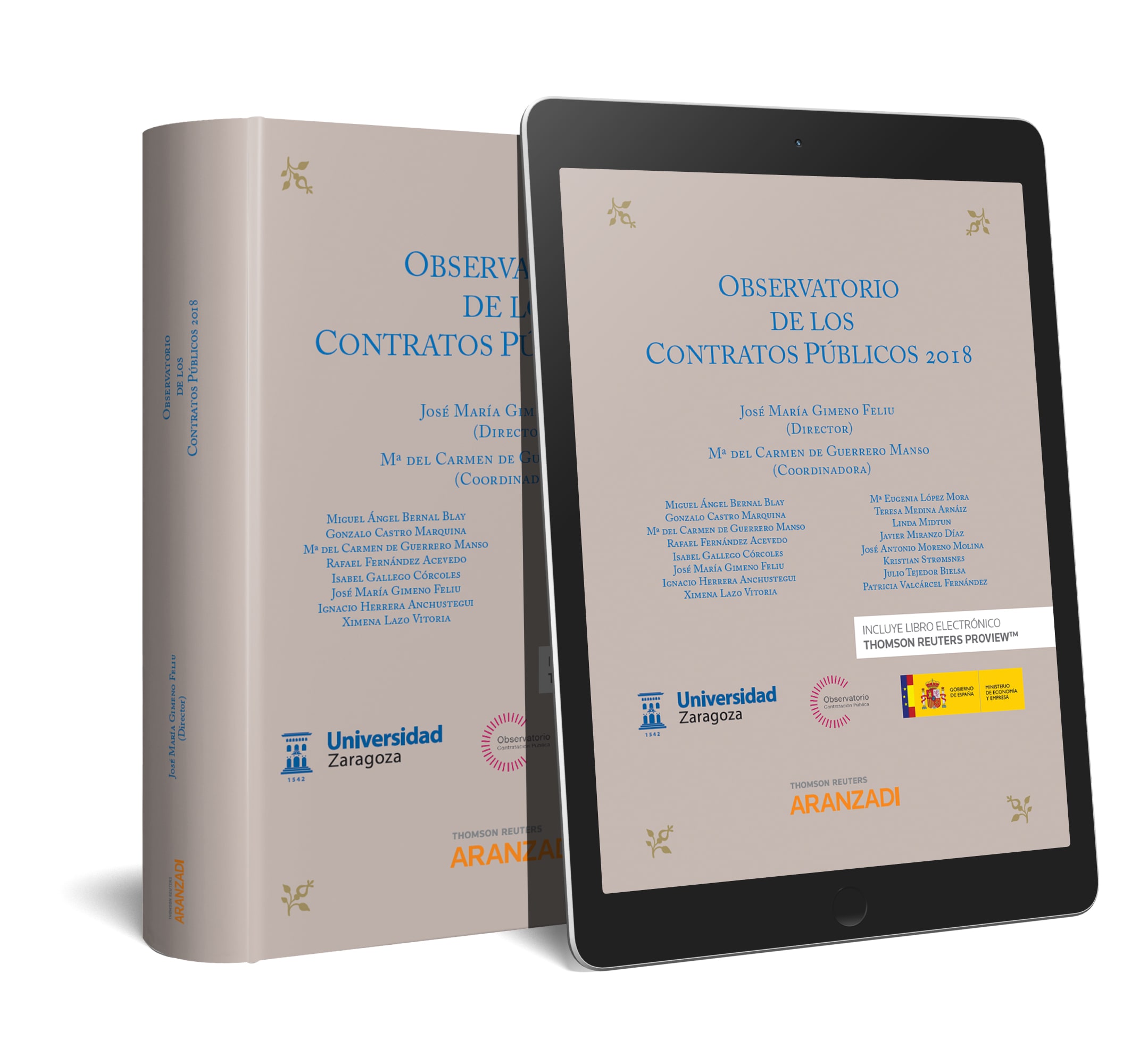 Observatorio de los contratos públicos 2018 (Papel + e-book)