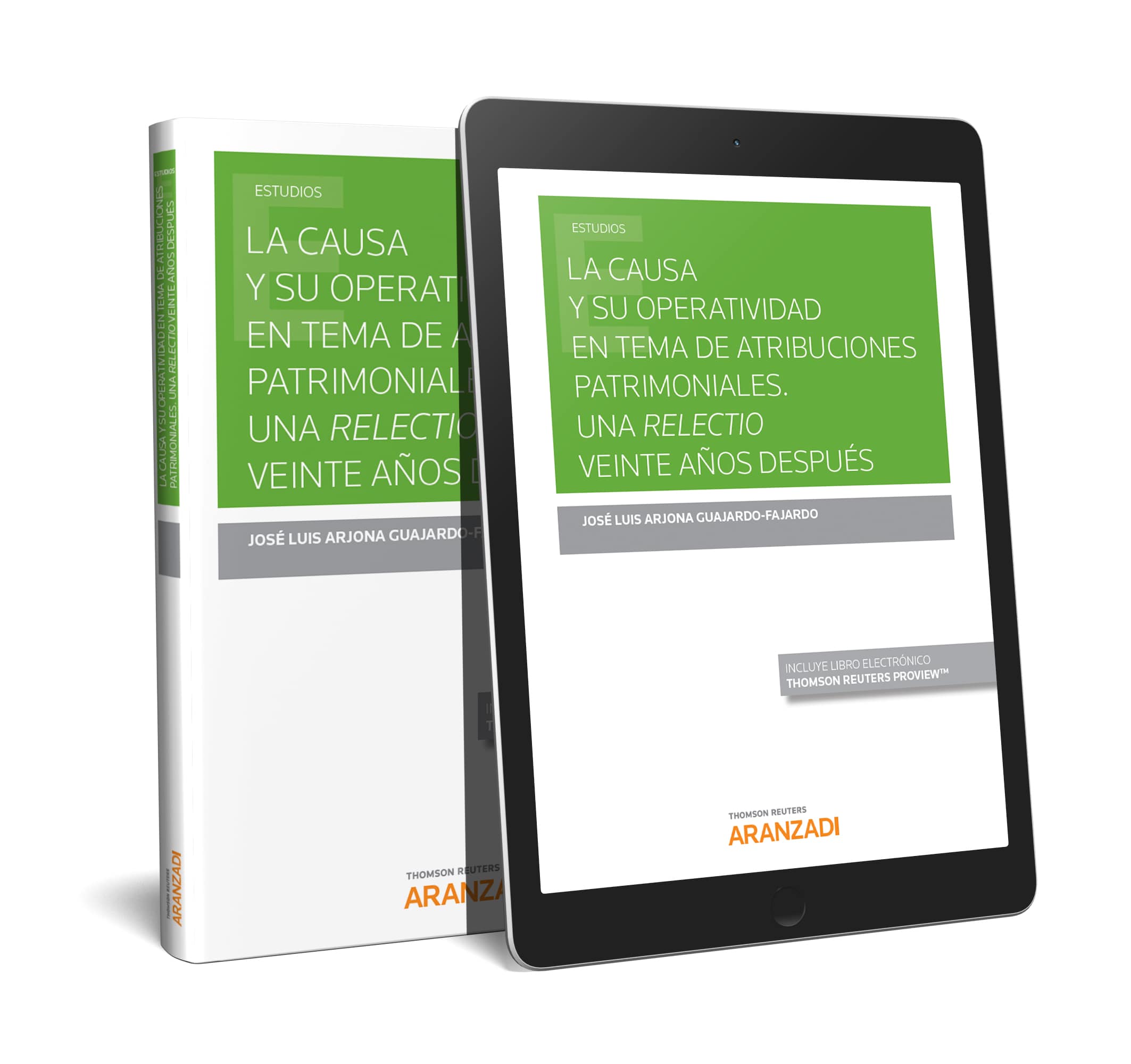 La causa y su operatividad en tema de atribuciones patrimoniales. Una relectio veinte años después (Papel + e-book)