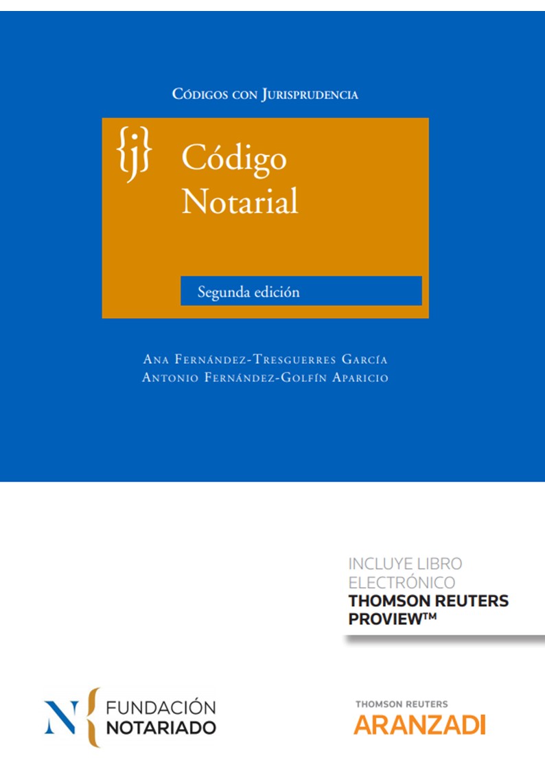 Código Notarial (Personalización especial Notarios (FUNDONT)) (Papel + e-book)
