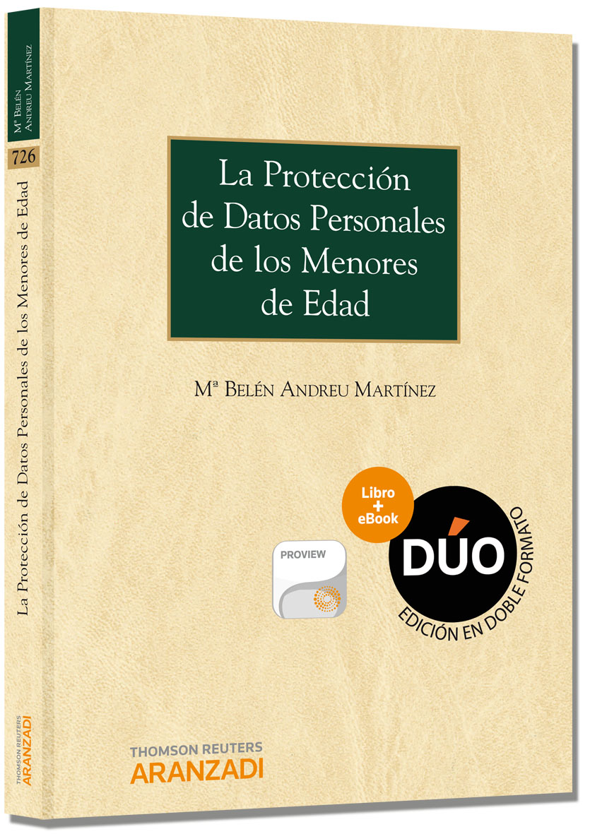 La protección de datos personales de los menores de edad (Papel + e-book)