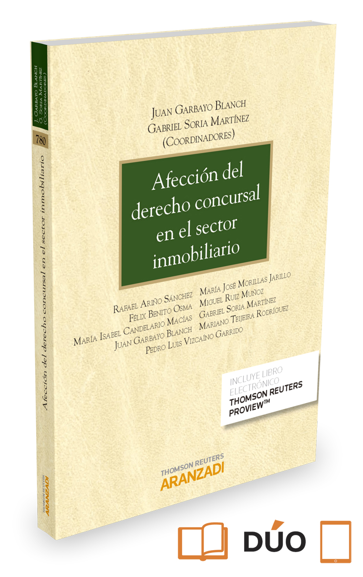 Afección del derecho concursal en el sector inmobiliario (Papel + e-book)