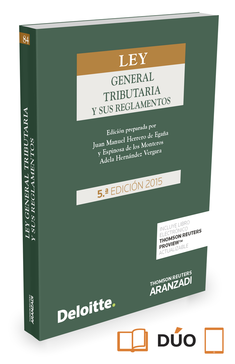Ley General Tributaria y sus Reglamentos (Papel + e-book)