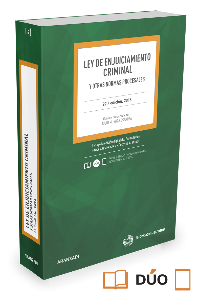 Ley de Enjuiciamiento Criminal (Papel + e-book)