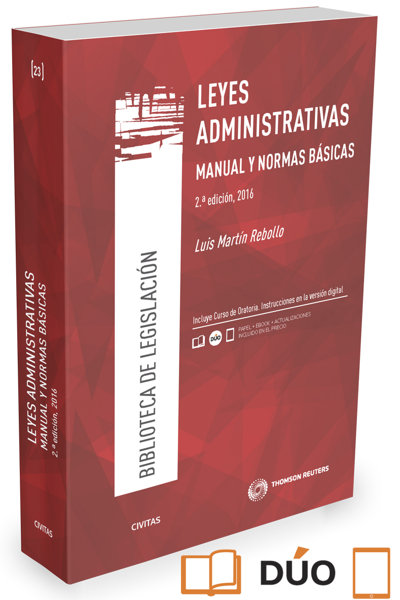 Leyes Administrativas. Manual y Normas básicas (Papel + e-book)