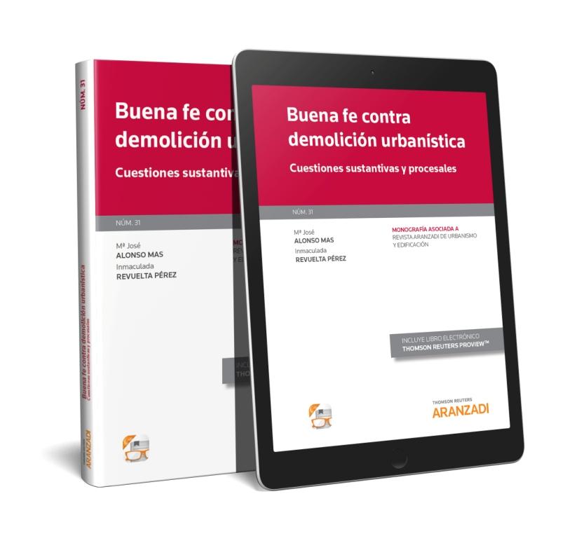 Buena fe contra demolución urbanística (Papel + e-book)