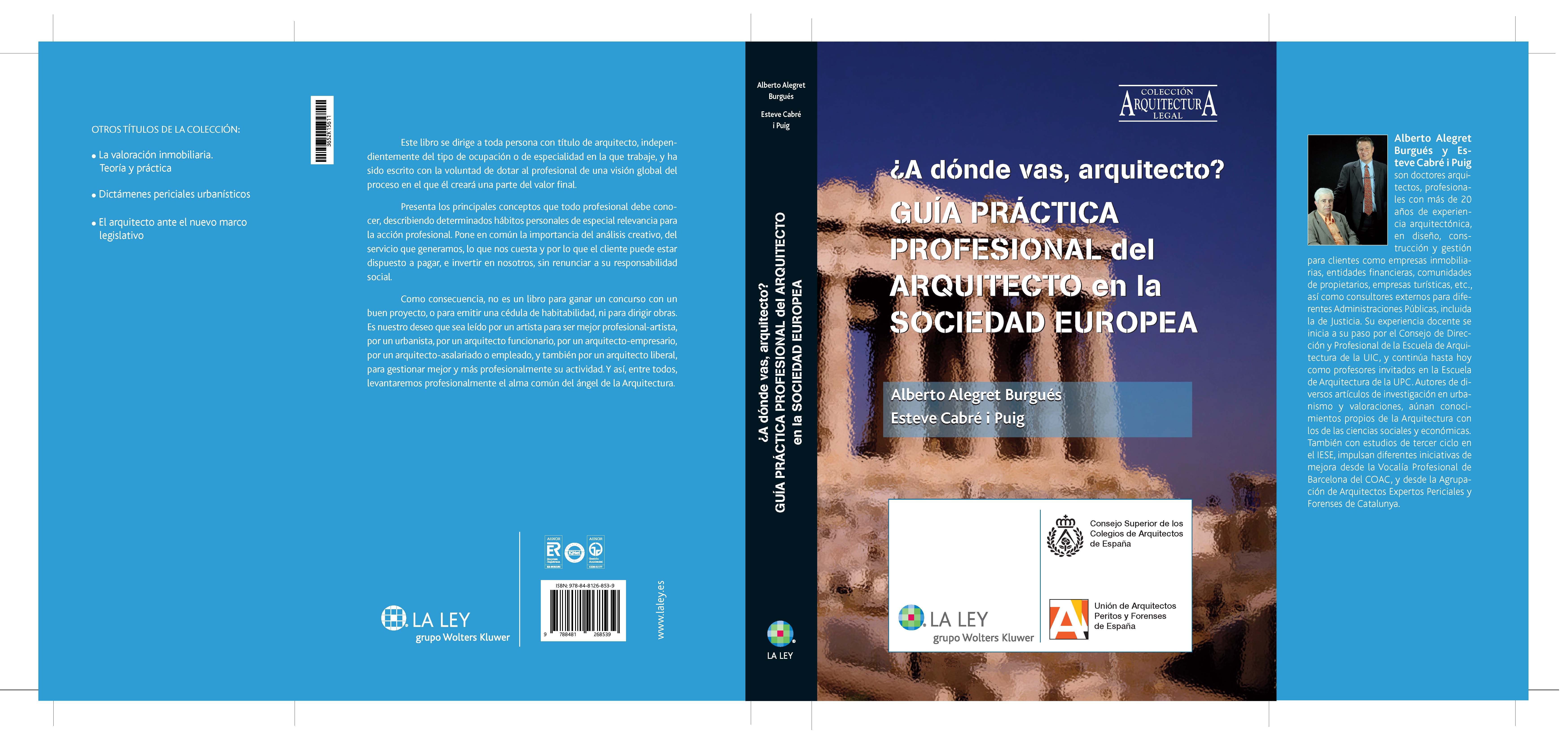 Guía práctica profesional del arquitecto en la sociedad europea