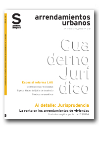 La renta en los arrendamientos de viviendas. Contratos regidos por la LAU 29/1994