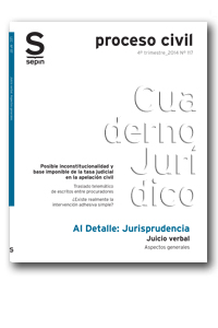 Juicio verbal. Aspectos generales