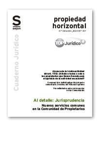 Nuevos servicios comunes en la Comunidad de Propietarios
