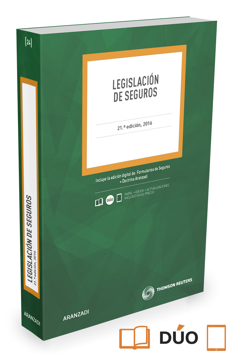 Legislación de Seguros (Papel + e-book)